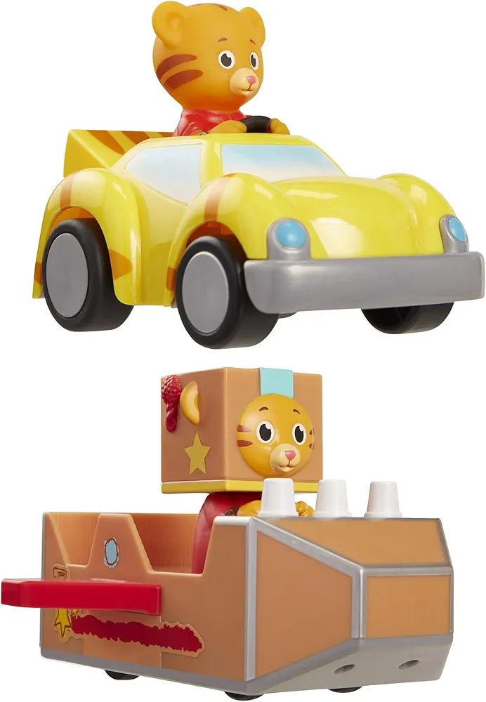 Daniel Tiger's Neighborhood Toy Vehicles Set - Pull Back and Go!, Unisex Children