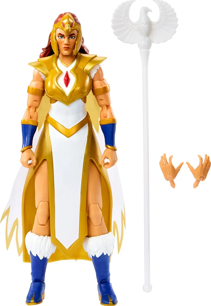 Masters of the Universe: Revolution Masterverse Sorceress Teela Action Figure, Deluxe Collectible with 30 Articulations, Power Staff & Soft Goods Cape, MOTU Toy