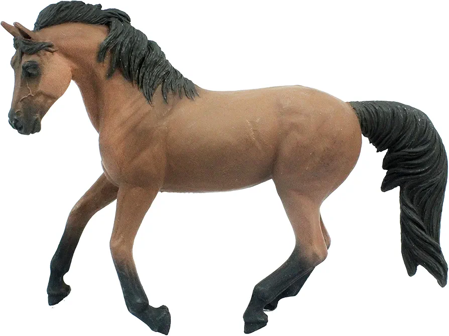 Safari Ltd. Morgan Mare Figurine - Lifelike 6" Horse Figure - Educational Toy for Boys, Girls, and Kids Ages 3+