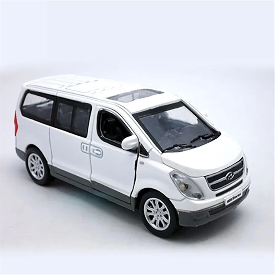 Scale model cars for Scale Hyundai Huiyi Alloy Car Model Collection Children's Toy Gift 1:32 Toy Car Model(White)