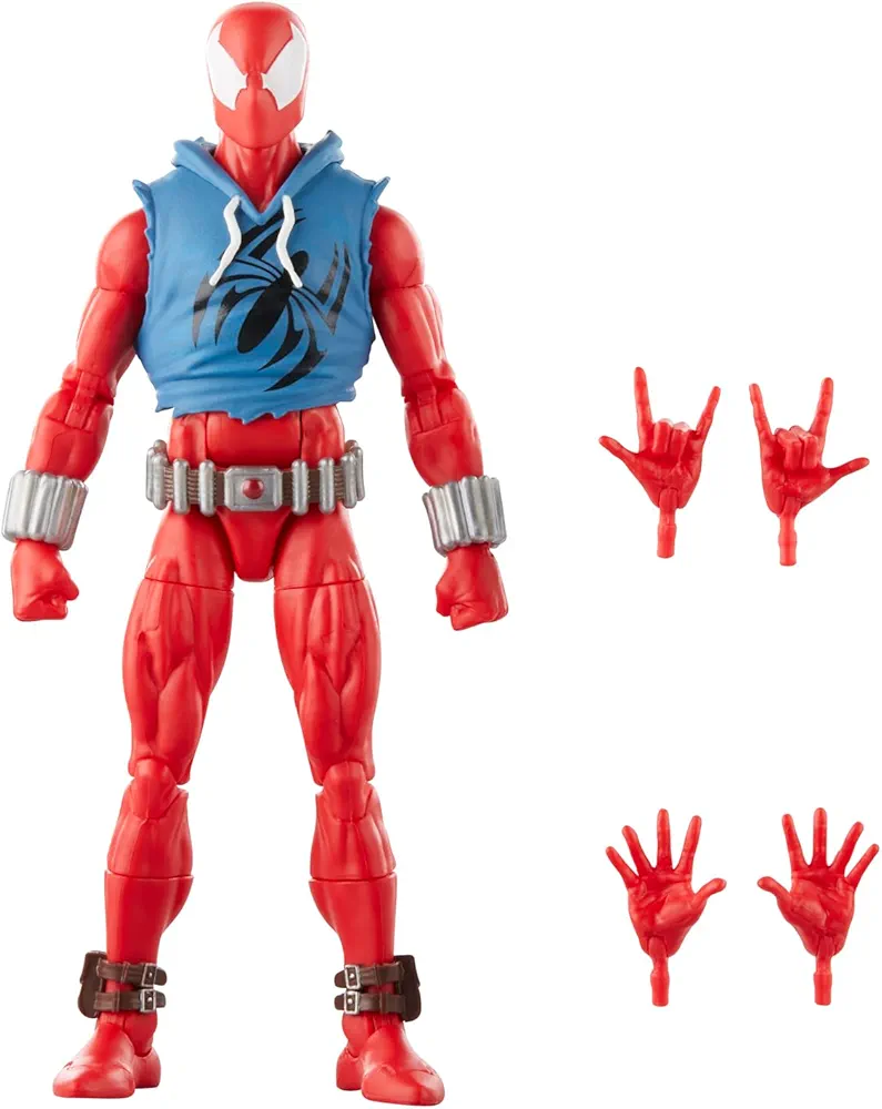 MARVEL Legends Series Scarlet Spider, Spider-Man Comics Collectible 6-Inch Action Figure