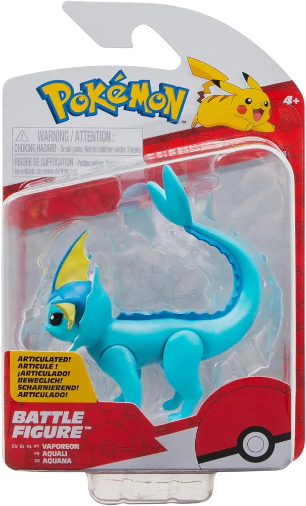 Pokemon Articulated Battle Figure Vaporeon