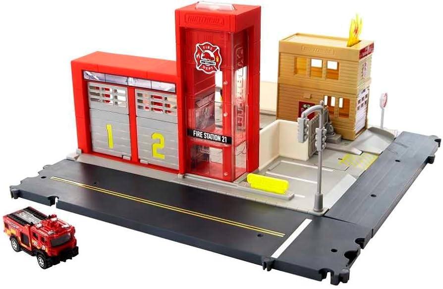 Matchbox Mattel - Fire Station with Sound