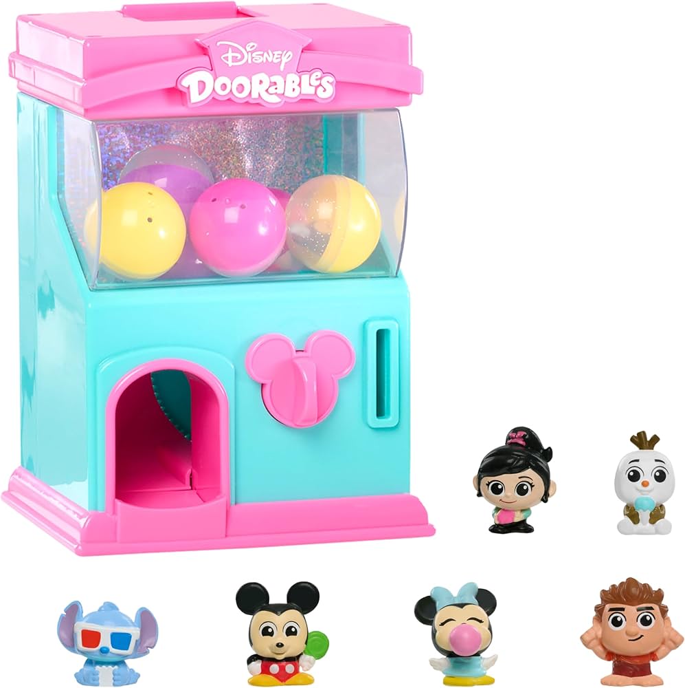 Disney Doorables Squish’alots Squish Machine and Collectible Blind Bag Figures, Officially Licensed Kids Toys for Ages 5 Up by Just Play