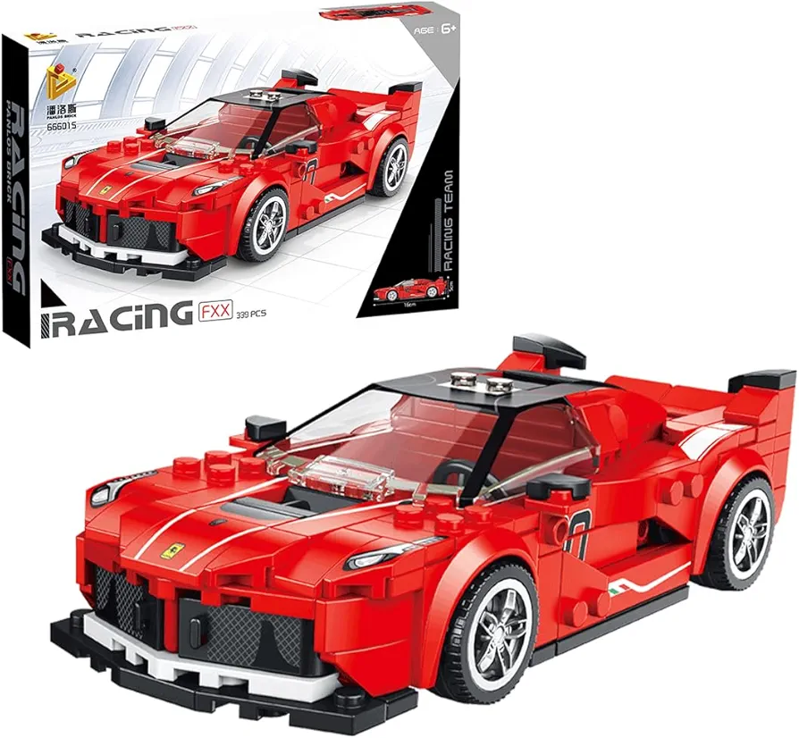 PANLOS FXX Race Car Models Building Toys Collectible Super Car Building Blocks Kit Racing Car Toy Gifts for Kids Boys and Adult