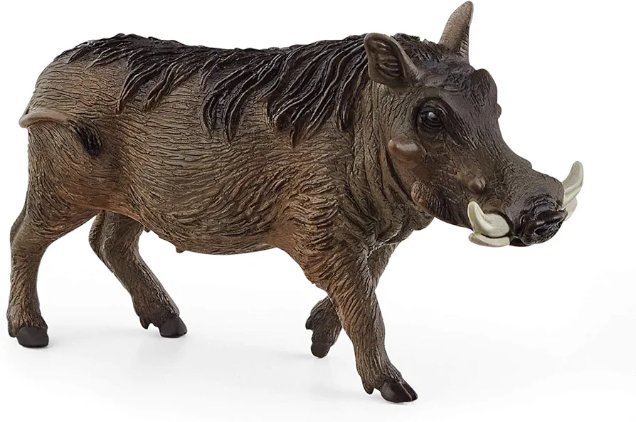 Schleich Wild Life, Animal Figurine, Animal Toys for Boys and Girls 3-8 years old, Warthog, Ages 3+