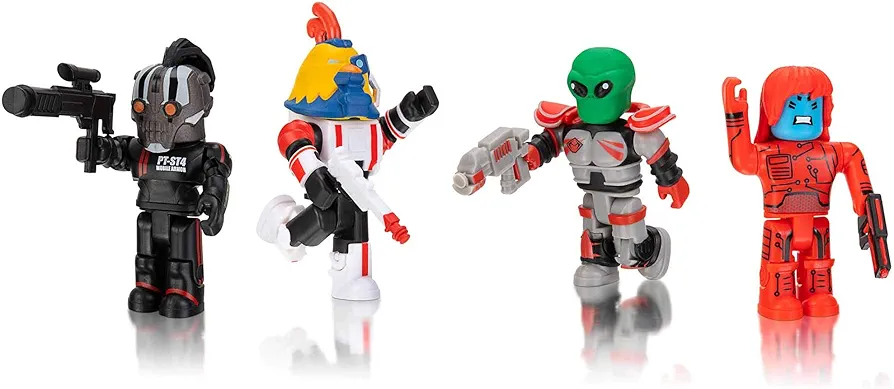 Roblox Action Collection - Star Commandos Four Figure Pack [Includes Exclusive Virtual Item]