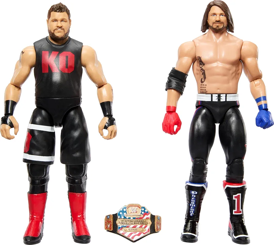 Mattel WWE Action Figure 2-Pack Championship Showdown Battle Pack with Mattel WWE Championship Title