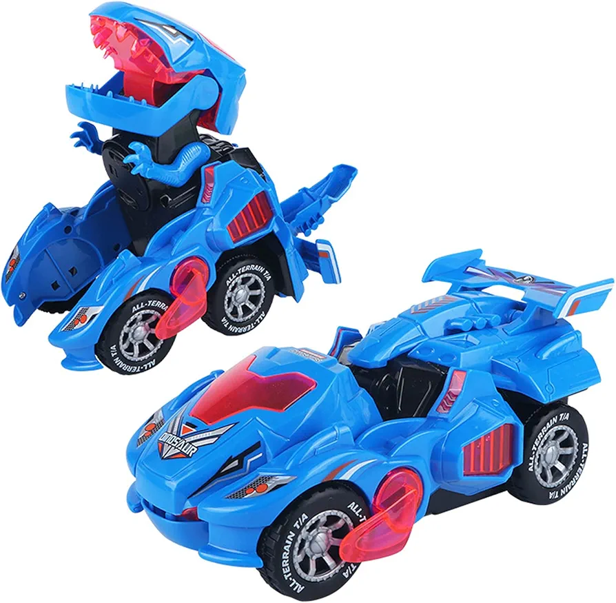 Transformer Toys for 3 4 5 Year Old Boys, Dinosaur Toys for 3-6 Year Old Boys Toys Dinosaurs Toy Car，Christmas Birthday，Dino Toy Cars Birthday Gifts for Toddlers Boys Girls