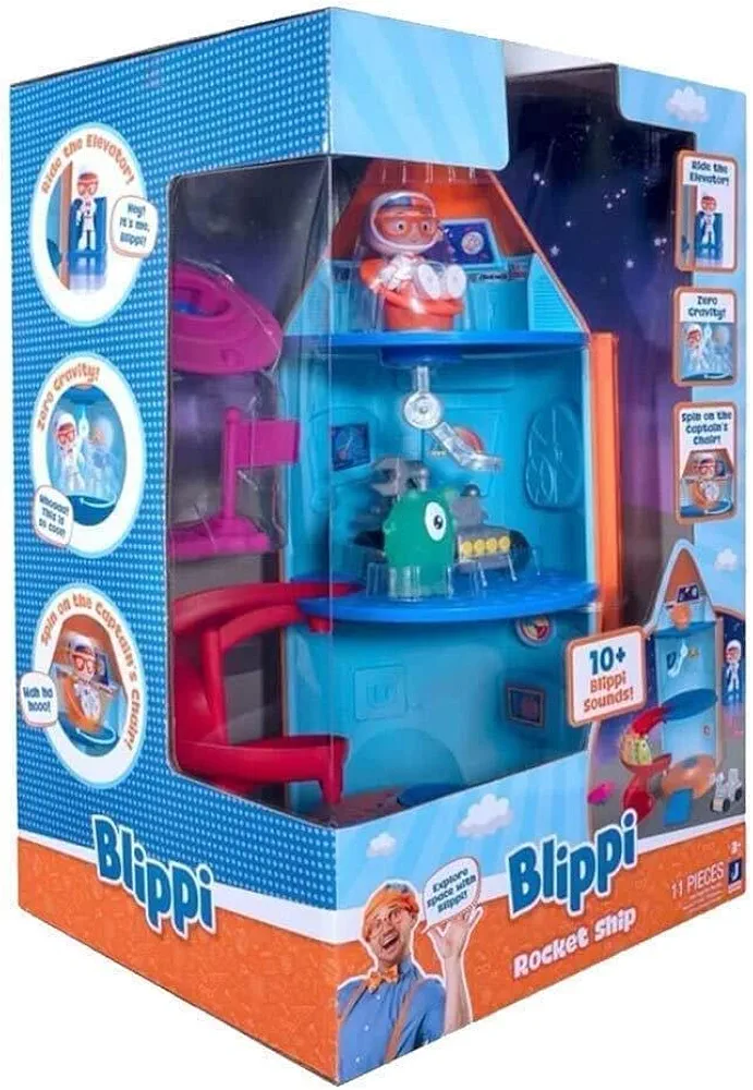 Blippi Rocket Ship Large Playset