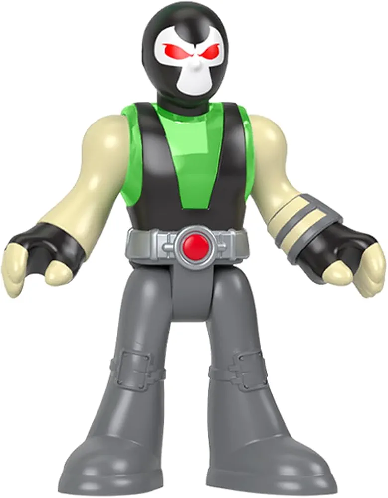 Replacement Part for Imaginext Playset Inspired by DC Superfriends - HGX97 ~ Replacement Poseable Bane Figure ~ Lights Up When Placed on Special Backpack (Sold Separately)