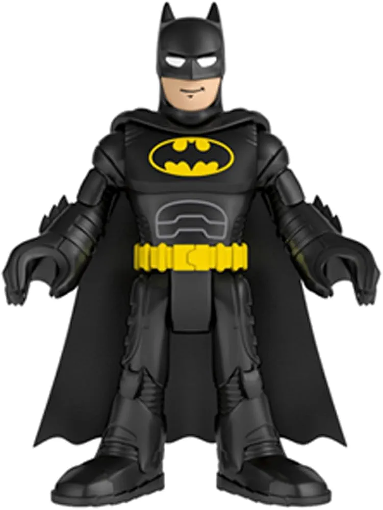 Replacement Part for Imaginext Deluxe Figure Pack Playset - GWX46 ~ Replacement Poseable Batman Figure ~ Wearing Black Suit and Cape