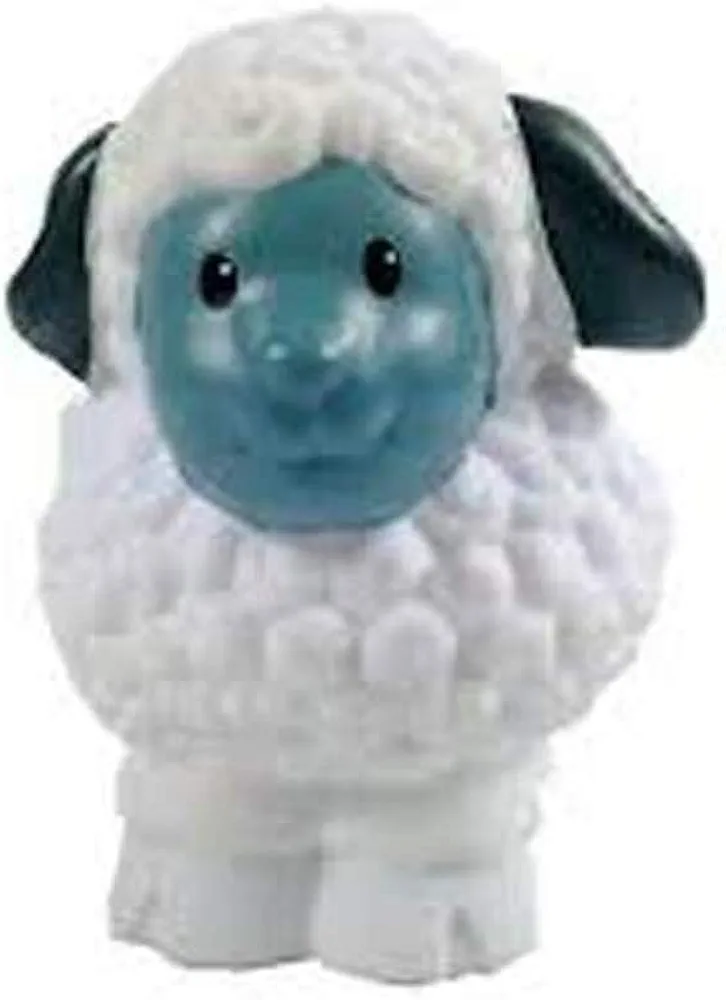 Replacement Part of Fisher-Price Little People Christmas Story - J2404 ~ Replacement White Sheep Figure