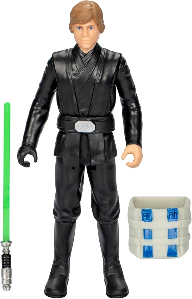 STAR WARS Epic Hero Series Luke Skywalker 4-Inch Action Figure & 2 Accessories, Toys for 4 Year Old Boys and Girls