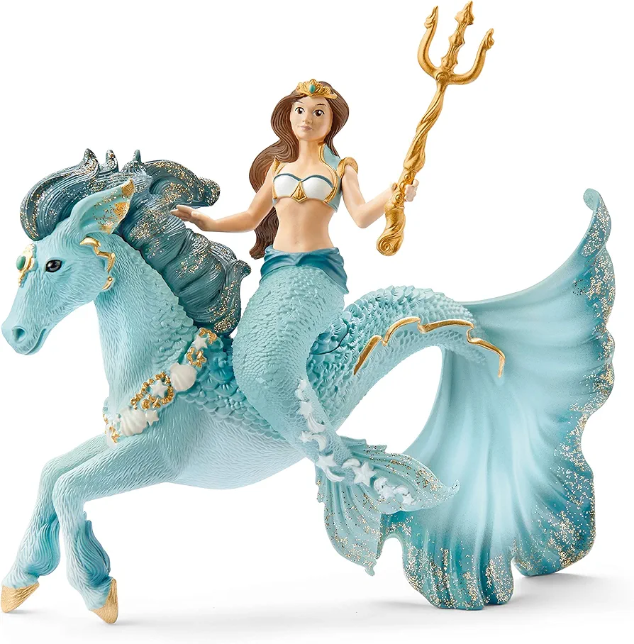 Schleich bayala, Mermaid and Unicorn Toys for Girls and Boys, Mermaid Eyela Figure with Underwater Unicorn