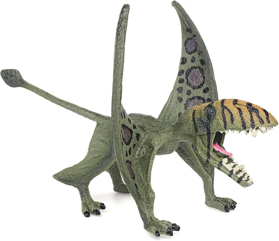 Fantarea Pteranodon Model Dinosaur Pterodactyl Figure Realistic Flying Dinosaur Party School Project Reward Educational Cognitive Toys Classroom Desktop Decoration for Kid