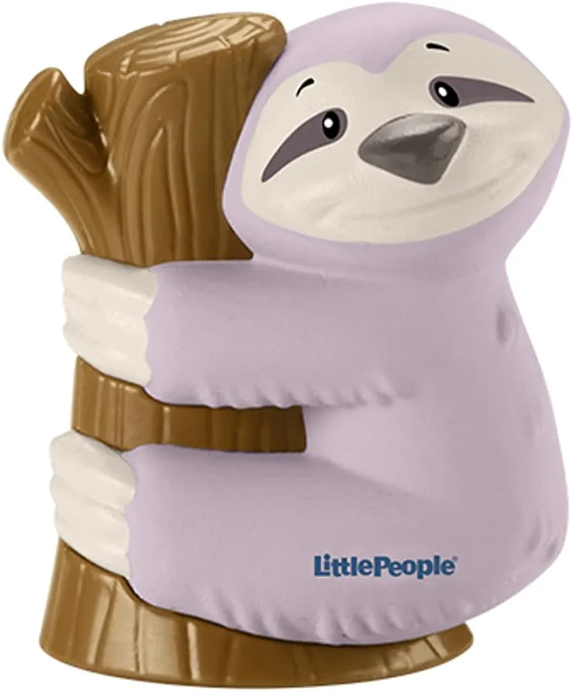 Replacement Part for Fisher-Price Little People Noah's Ark Playset - HNG03 ~ Replacement Purple Sloth Figure ~ Works with Other Sets Too ~ Children's Bible Story Playset Figure