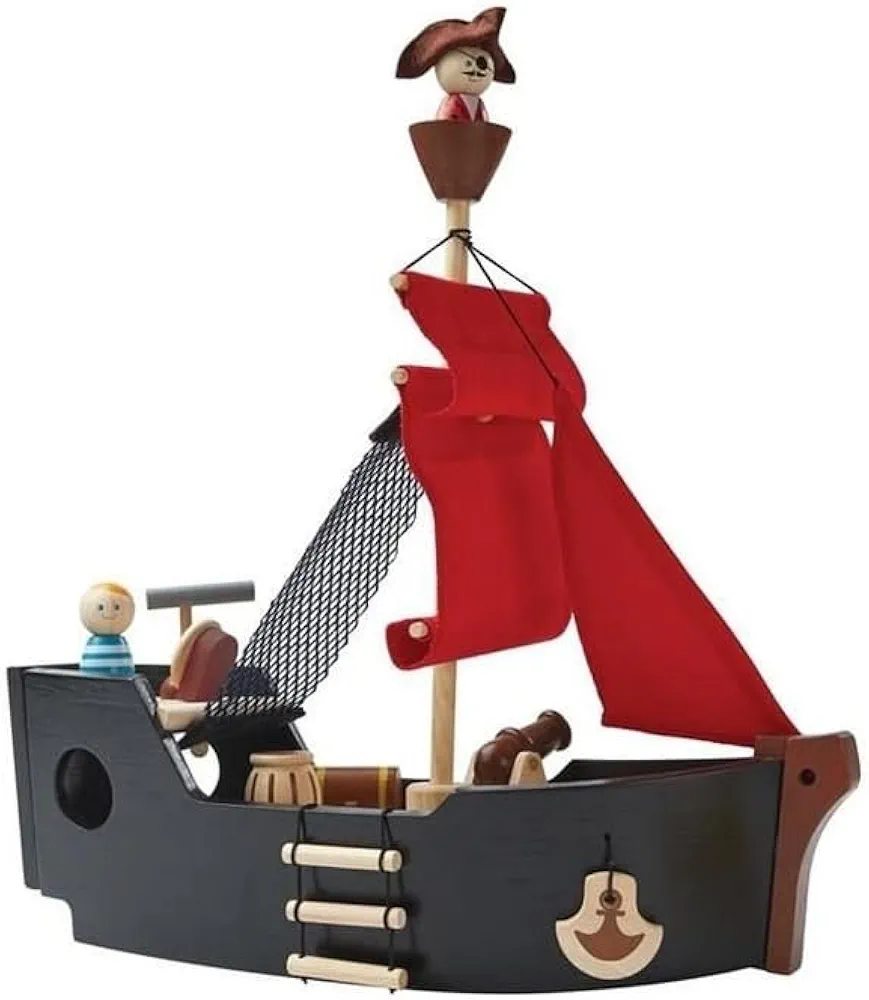 PlanToys Wooden Pirate Ship (6114)