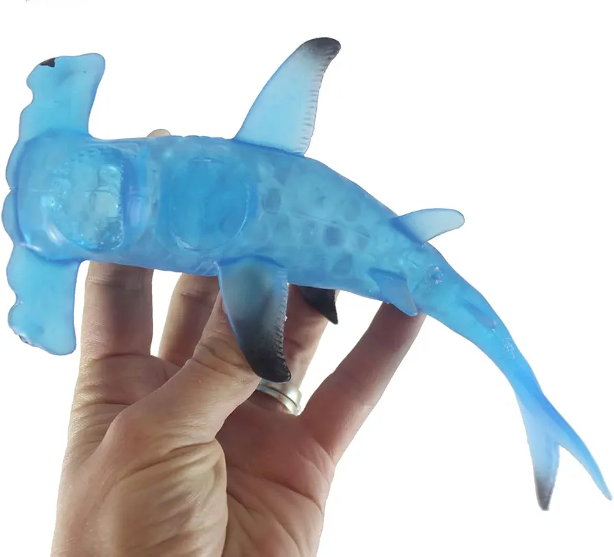 1 Jumbo Hammerhead Shark Squeeze Stress Ball - Sensory, Stress, Fidget Toy