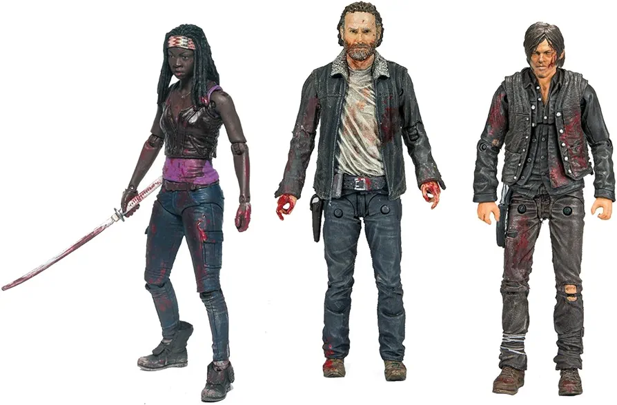 The Walking Dead 14523 Rick, Daryl & Michonne TV Hero Figure