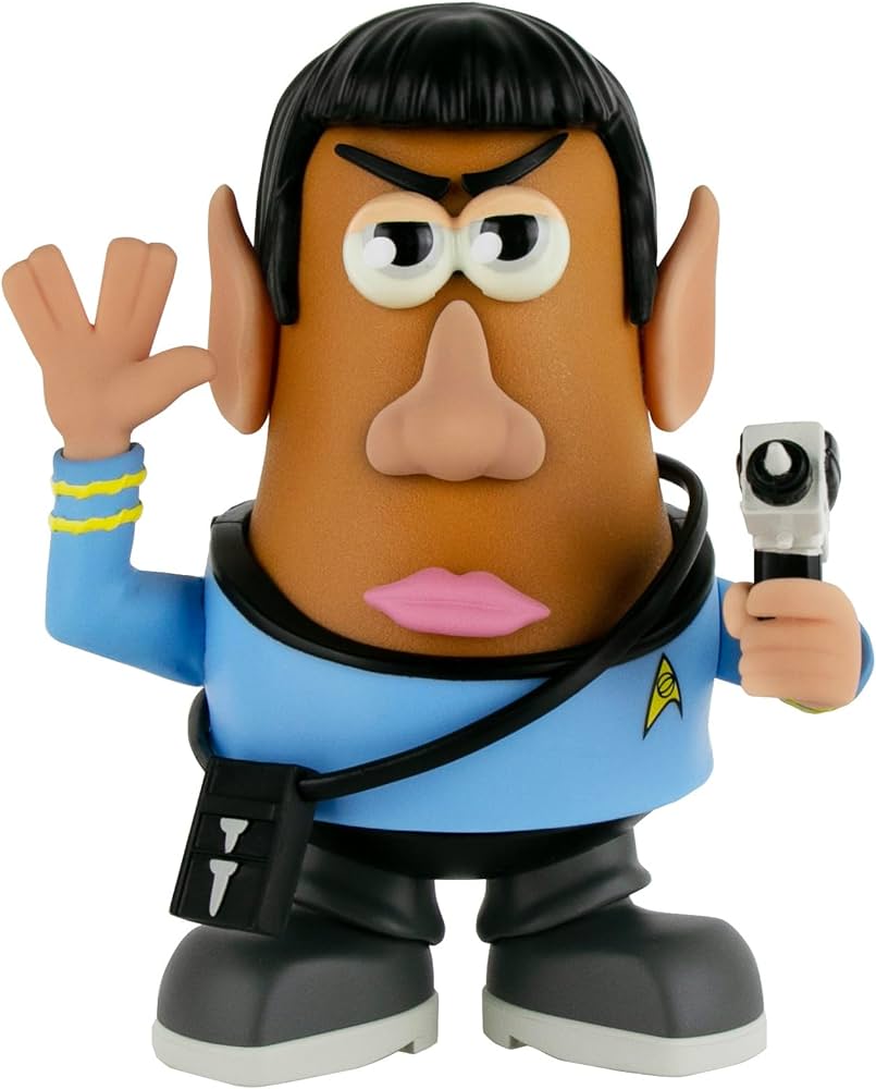 Poptaters Star Trek Spock - Includes 15 Removable, Interchangeable Facial and Body Parts Including one Surprise Potato Head Original Piece! Recommended for Ages 8 and up