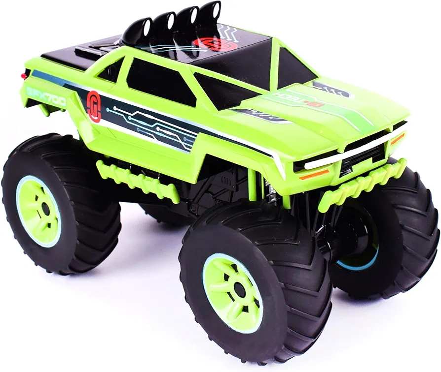 Maxx Action 12" Motorized 'Lights & Sounds' Off-Road Monster Truck - Green