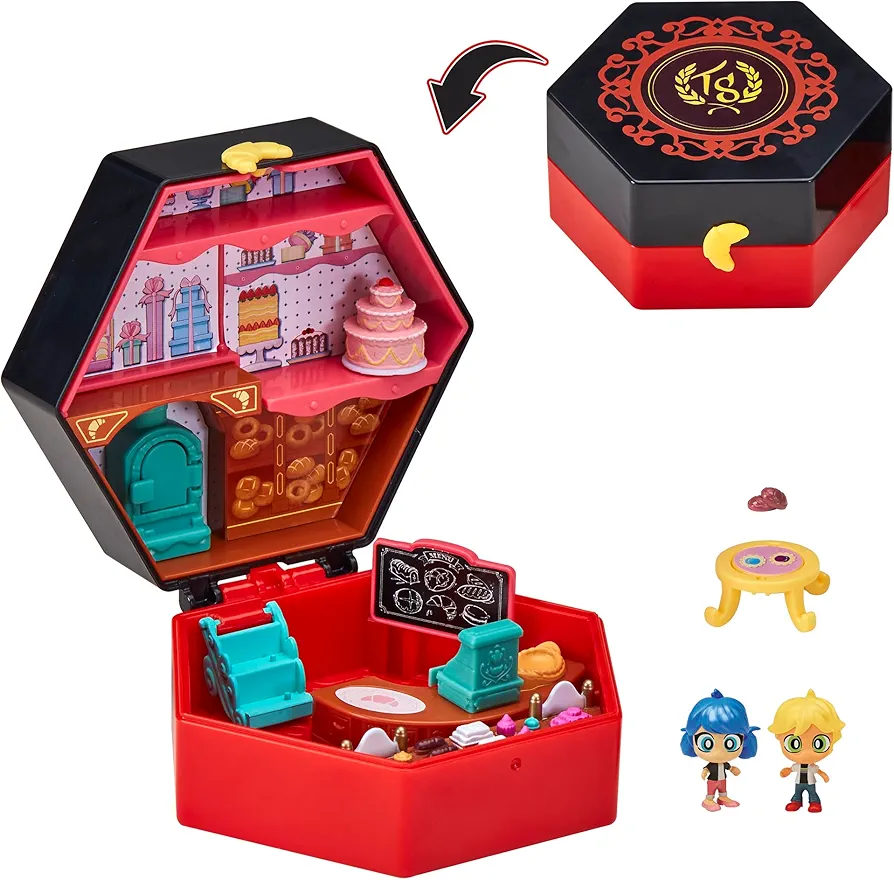 Miraculous Chibi Boulangerie: Cakes & A Crush Miracle Box Playset