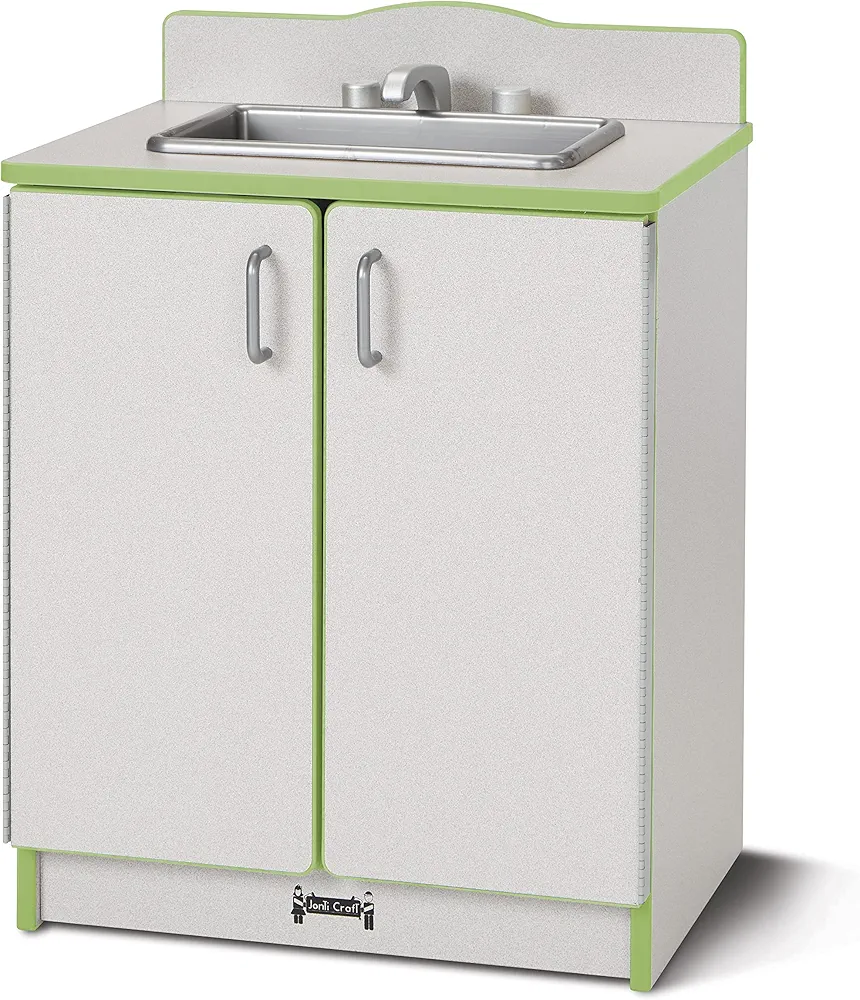 Jonti-Craft Rainbow Accents 2408JCWW130 Culinary Creations Kitchen Sink - Key Lime Green