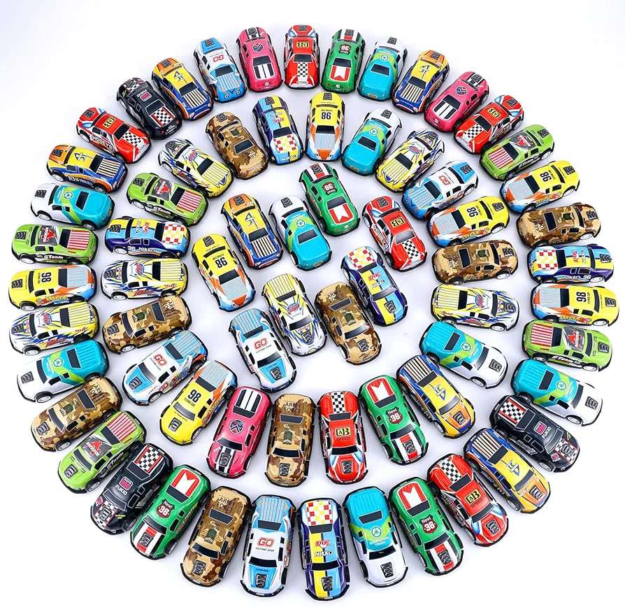 150 Pcs Pull Back Cars for Kids Race Car Toys Mini Racing Vehicles Bulk Party Favors Easter Goodie Bag Stuffers Classroom Carnival Prizes Birthday Gifts