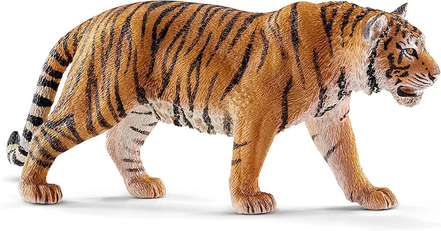 Schleich Wild Life, Realistic Safari Jungle Animal Toys for Boys and Girls, Tiger Toy Figurine, Ages 3+