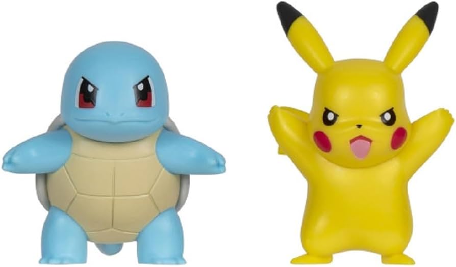 Pokémon - Battle Figure 2 PK Squirtle and Pikachu - (PKW2853)