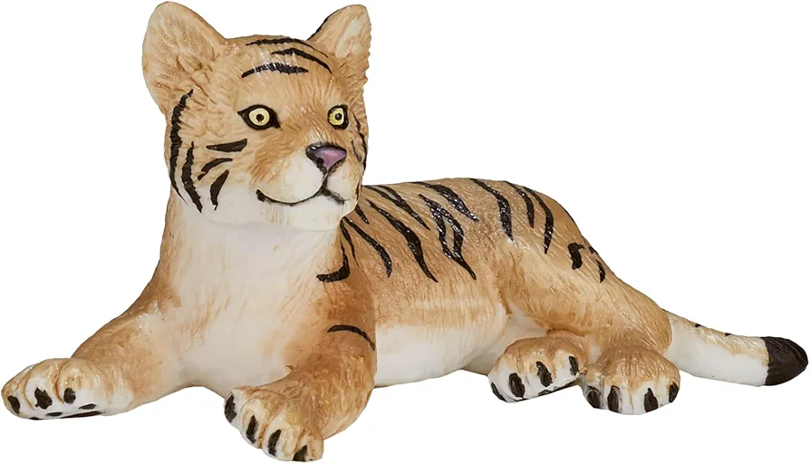 MOJO Tiger Cub lying Down Toy Figure