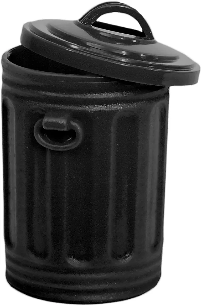 Black Trash Can for WWE & AEW Wrestling Action Figures