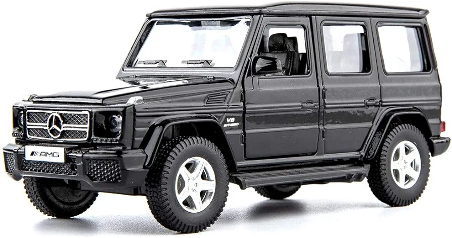 1/36 Scale G63 Casting Car Model, Zinc Alloy G Wagon Toy Car for Kids, Pull Back Vehicles Toy Car for Toddlers Kids Boys Girls Gift (Black)