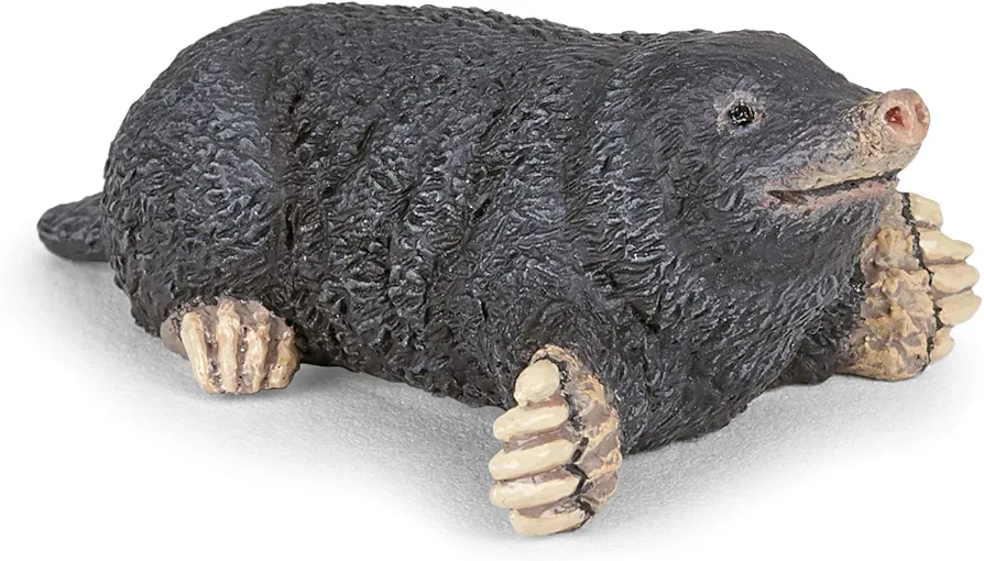 Papo -hand-painted - figurine -Wild animal kingdom - Mole -50265 -Collectible - For Children - Suitable for Boys and Girls- From 3 years old