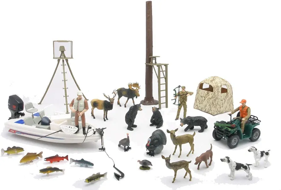 New-Ray Deluxe Hunting Playset