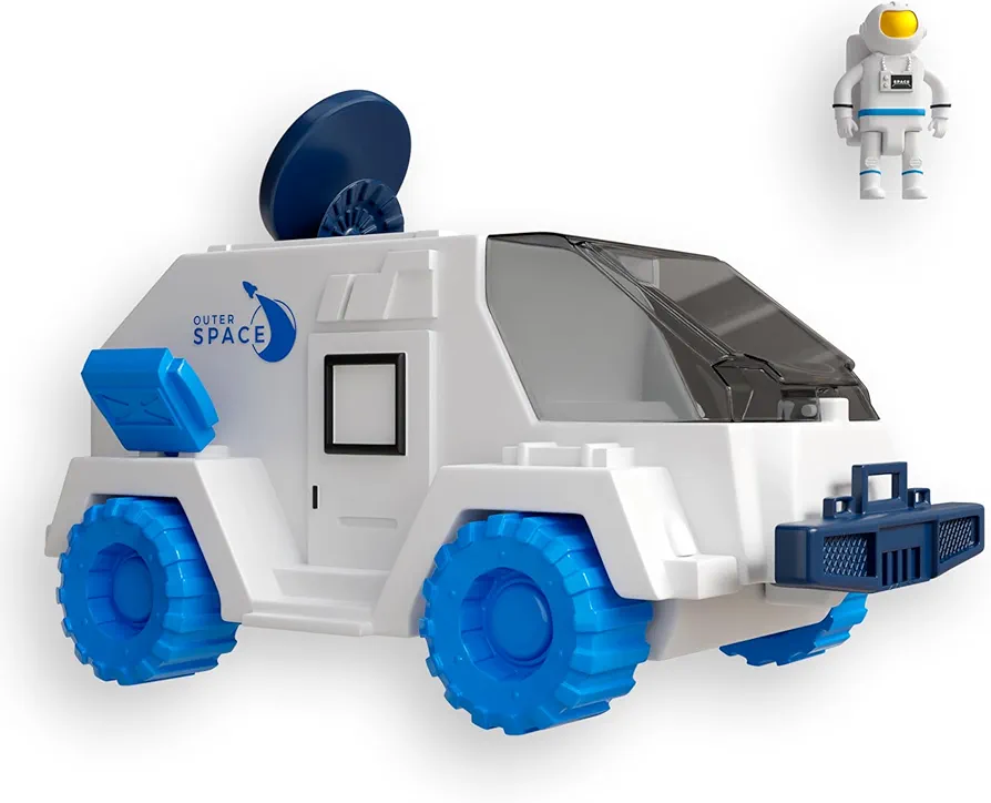 Lollipop STEM Space Rover Playset: Astronaut Toy, Solar System Exploration, and STEM Toys for Kids - Inspire Outer Space Adventures and Hands-On Learning