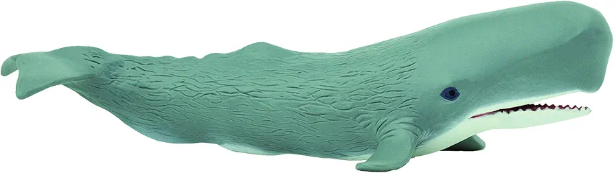 Safari Ltd. Sperm Whale Figurine - Detailed 8.5" Plastic Model Figure - Fun Educational Play Toy for Boys, Girls & Kids Ages 3+