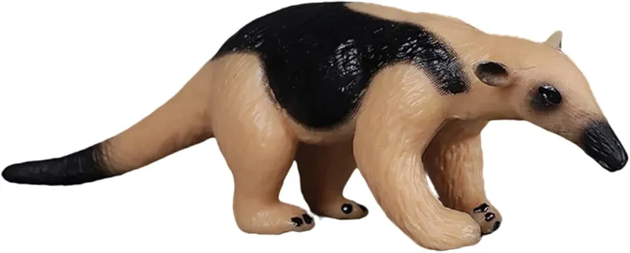 SAFIGLE Simulation Anteater African Decor Toddler Jewelry Present Ornaments Anteater Figure Plastic Animal Figurines Wild Animal Playset Standing Anteater Model Decorative Anteater Model