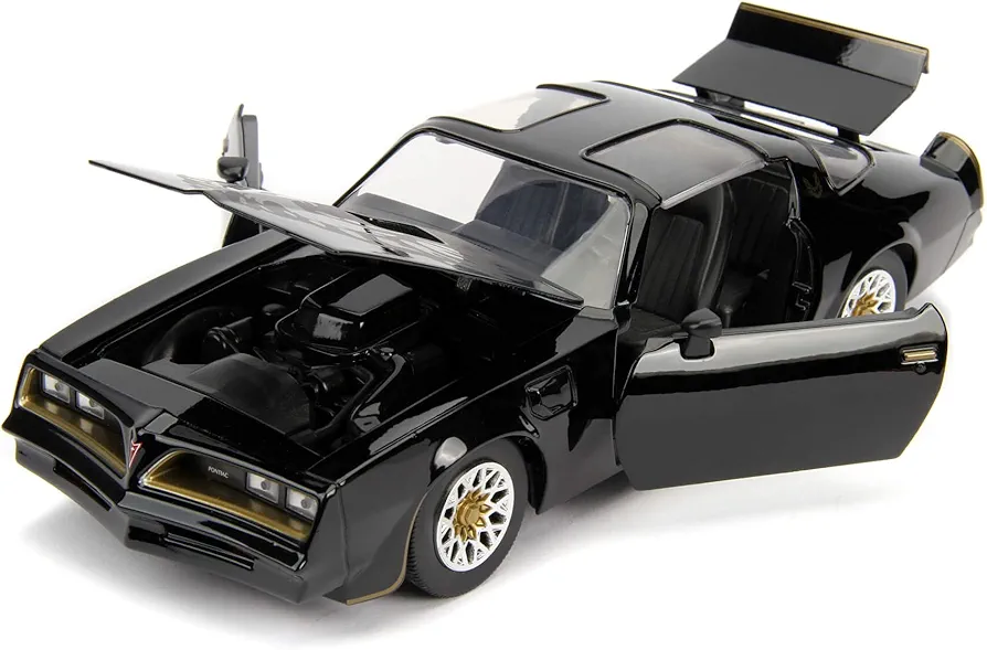 Jada Toys Fast & Furious 1:24 1977 Pontiac Firebird Die-cast Car, Toys for Kids and Adults, Black