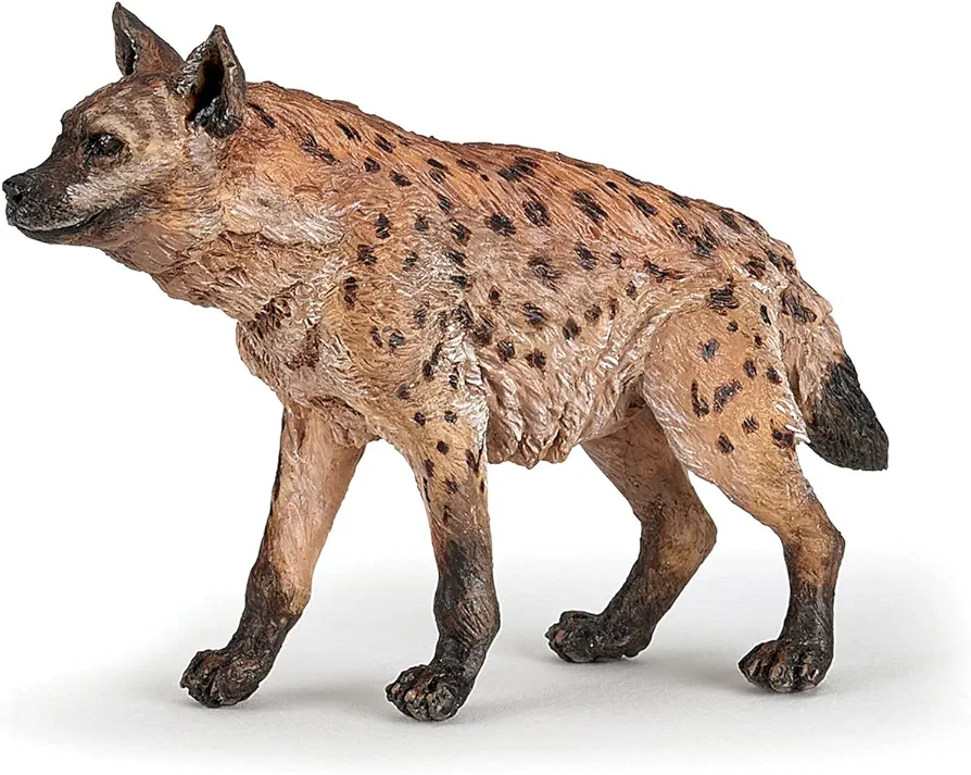 Papo -hand-painted - figurine -Wild animal kingdom - Hyena -50252 -Collectible - for Children - Suitable for Boys and Girls- from 3 years old