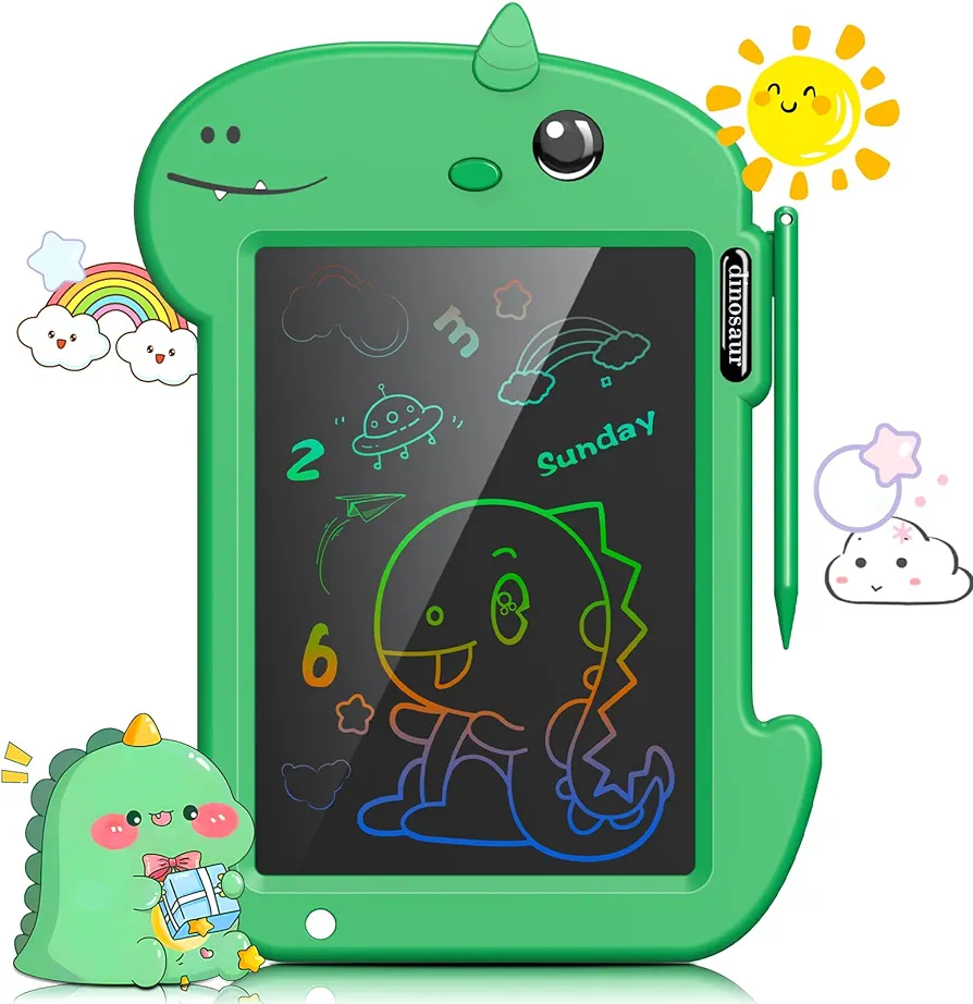 LCD Writing Tablet for Kids 8.8 Inch Toddler Toys for 3 4 5 6 7 8 Year Old Boys Girls Toys Drawing Pad Dinosaur Toys for Kids Doodle Board Drawing Tablet Birthday Christmas Gifts for Toddlers (L)