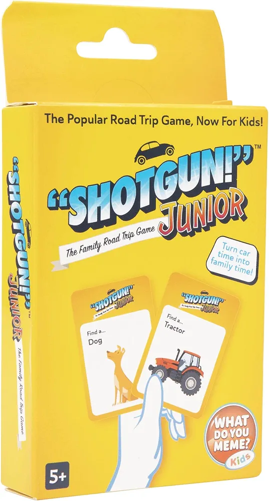 WHAT DO YOU MEME? Shotgun Junior - The Family Road Trip Game for Kids