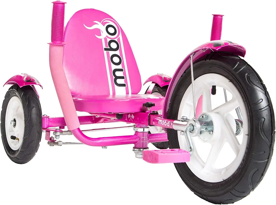 Mobo Mity Sport Safe Tricycle. Toddler Big Wheel Ride On Trike. Pedal Car, Pink, Large