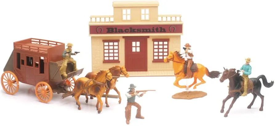 NewRay Toys Big Country Western Deluxe Western Themed Playset, Kids, Gift, Birthdays