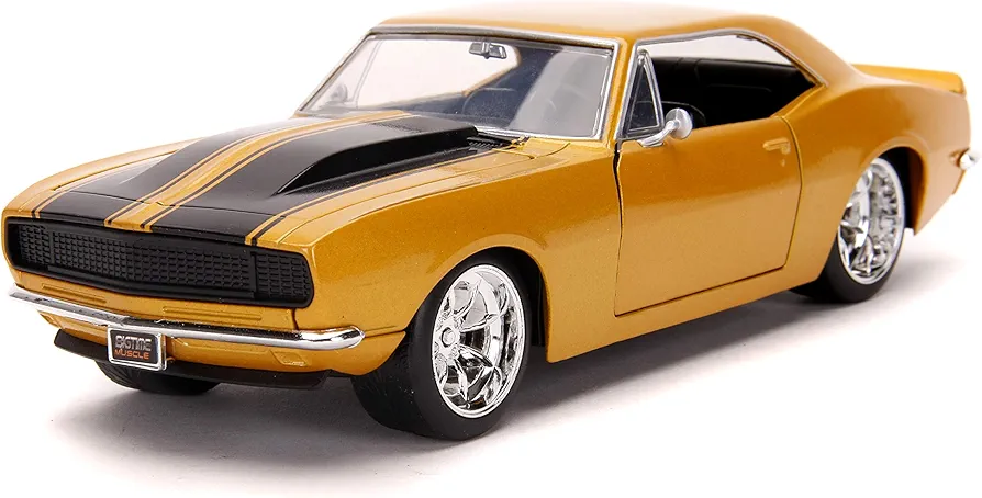 Jada Toys Bigtime Muscle 1:24 1967 Chevy Camaro Die-cast Car, Toys for Kids and Adults