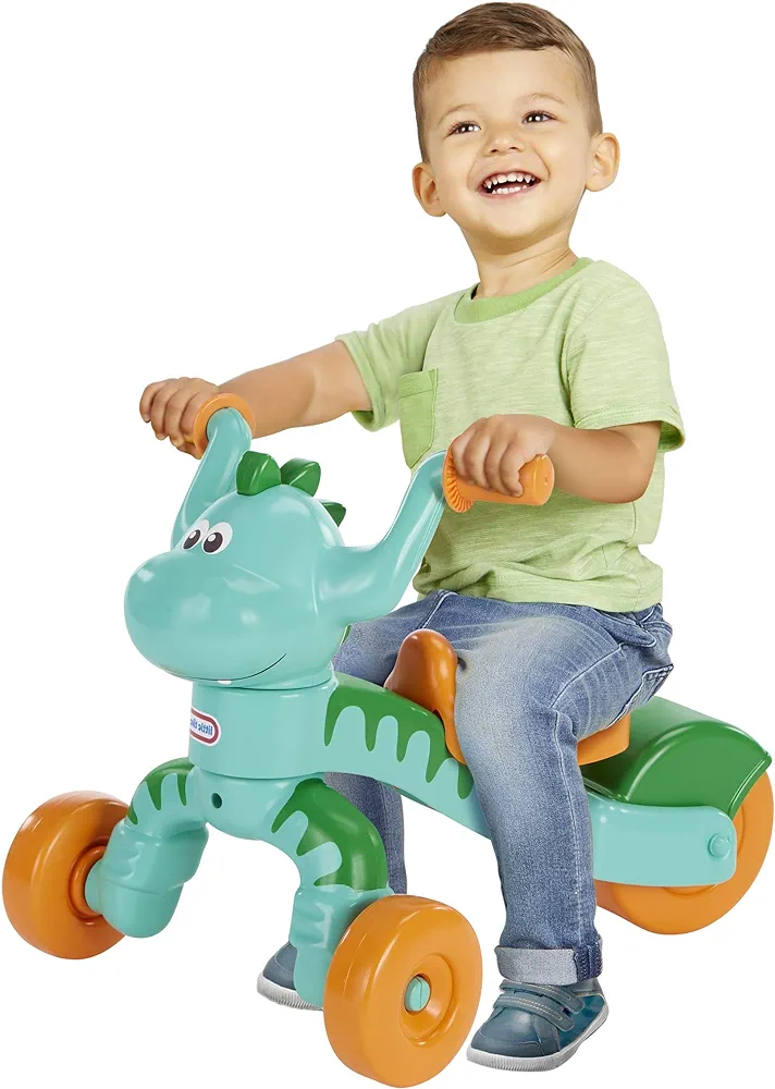 Little Tikes Go and Grow Dino Indoor Outdoor Ride On Toy Trike for Preschool Kids - Toddlers Dinosaur Inspired Toys and Toddler Trike to Develop Motor Skills for Boys Girls Age 1-3 Years