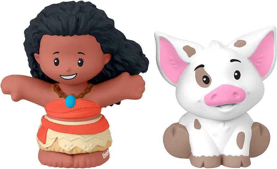 Little People Fisher-Price Princess Moana and Pua, 1 1/2 - 5 years