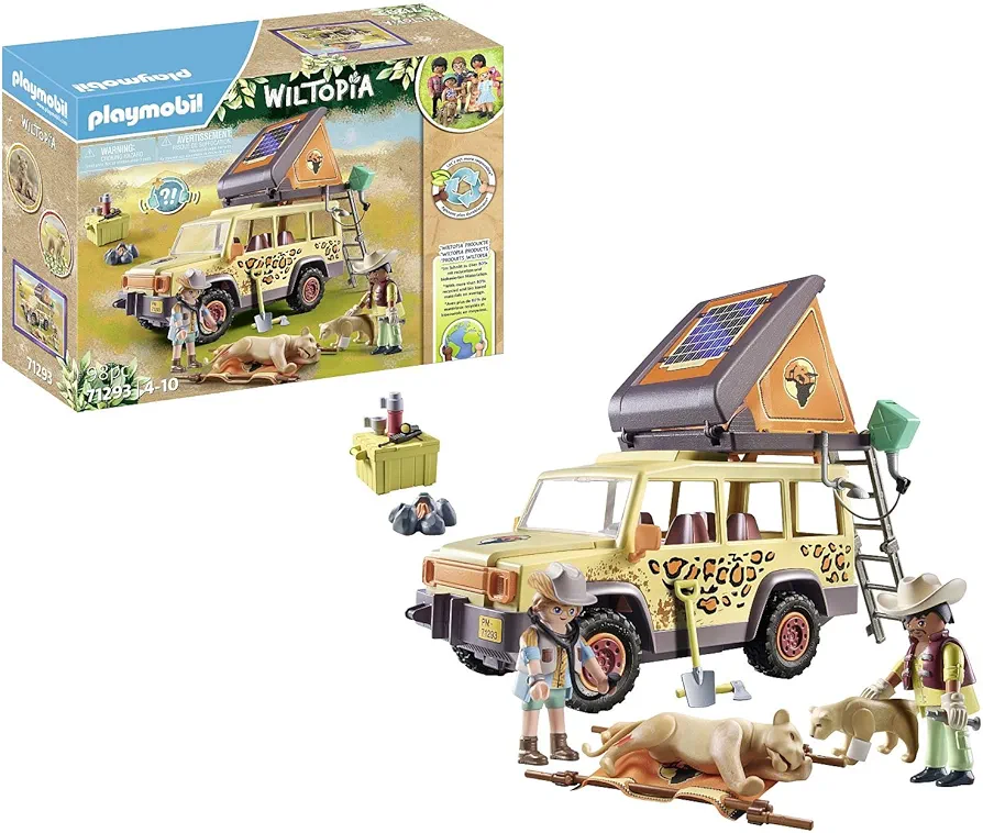 Playmobil Cross-Country Vehicle with Lions