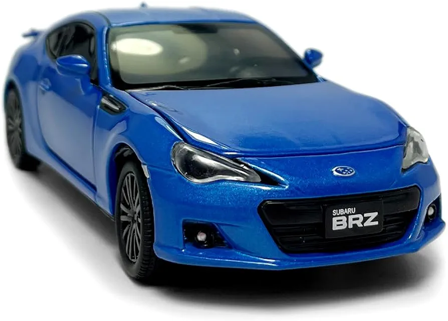 1/32 Scale 2017 BRZ Model Car Diecast Toy Cars Metal Children's Die-cast Vehicles, Doors Open, with Light, Toys for Boys Kids Birthday Gifts Men Collection Desktop Display, Blue